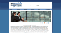 Desktop Screenshot of manufacturingpractices.com